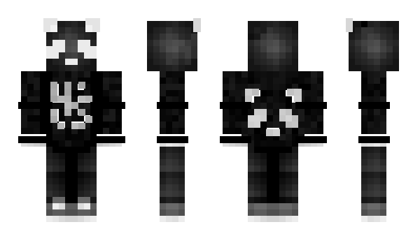 Minecraft skin BlacPanda