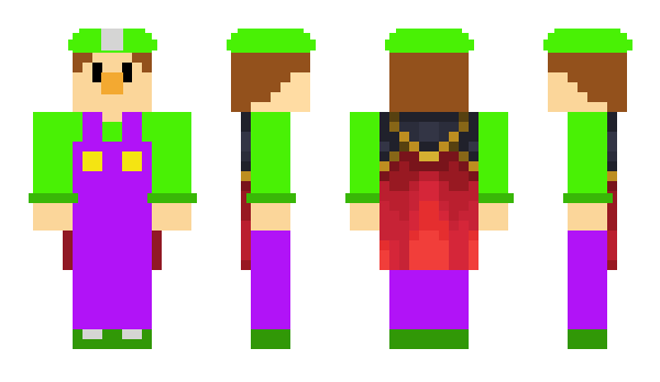 Minecraft skin BabyLuigi