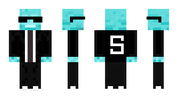Minecraft скин по нику serius_black