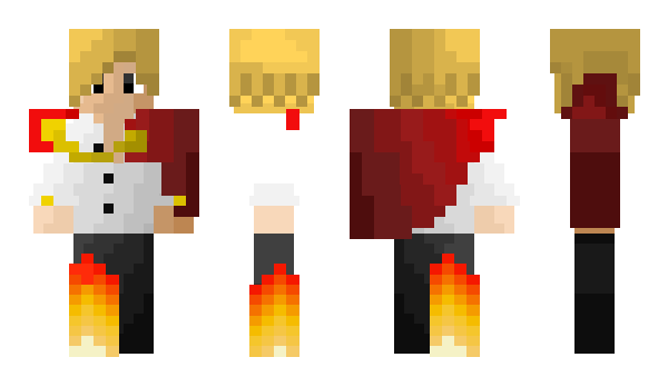 Minecraft skin SkSanji