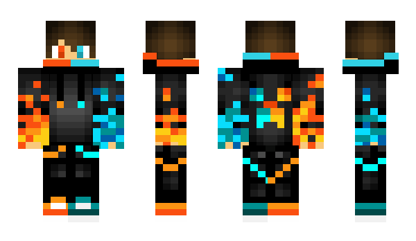 Minecraft skin BLUE_KING