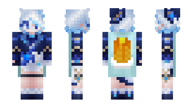 Minecraft скин по нику NotWikii