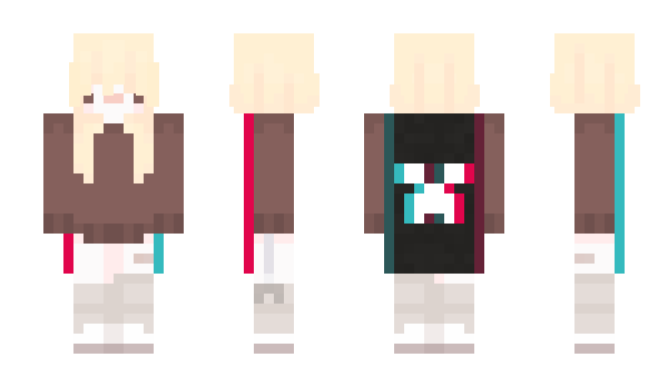 Minecraft skin qoldi