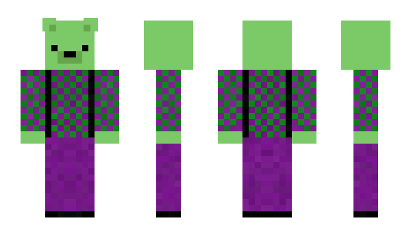 Minecraft skin SlimeQueen