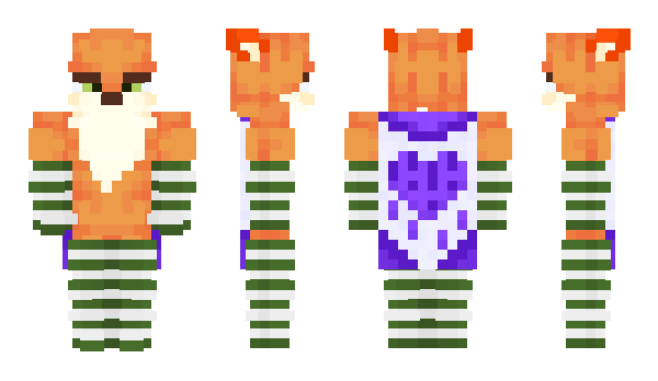 Minecraft skin Wolosyanka