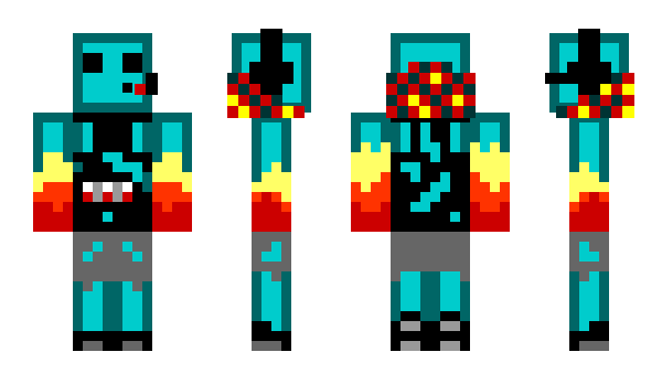 Minecraft скин по нику BlueCubes