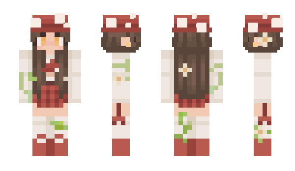 Minecraft skin Caneko