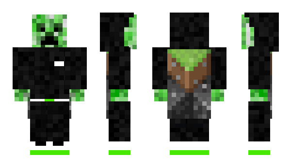 Minecraft skin Creeper002