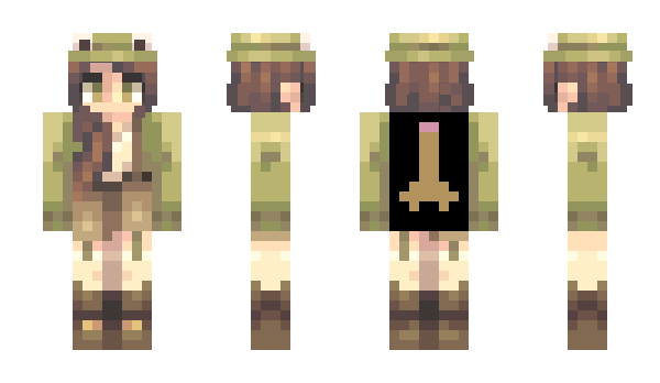 Minecraft skin Manisha