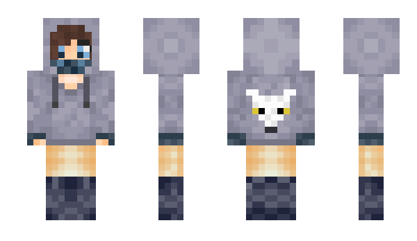 Minecraft skin Whitewolf126