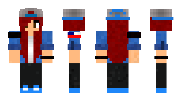 Minecraft skin LaTiaRojita