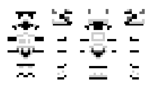 Minecraft skin BlankWhite