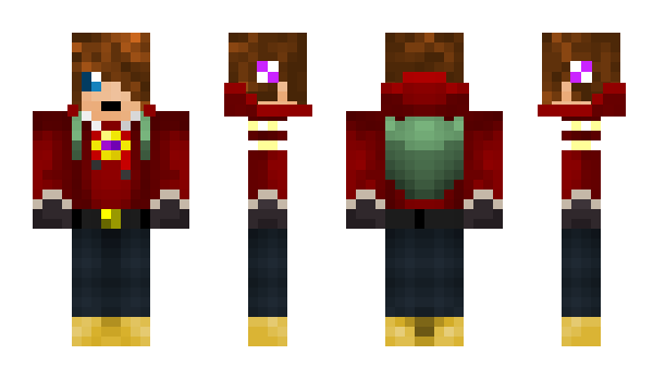 Minecraft skin SparkyFingers