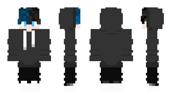 Minecraft скин по нику BlueSenpai