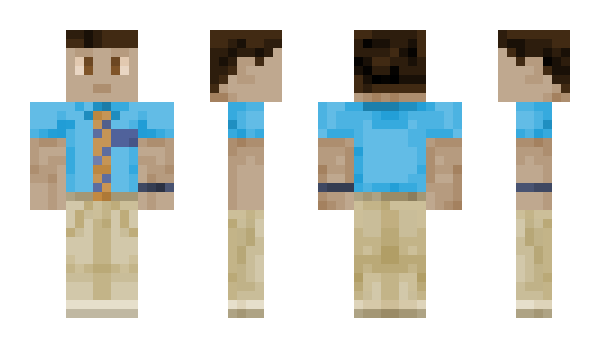 Minecraft skin BlueShirtGuy