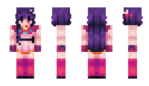 Minecraft skin Lilacti