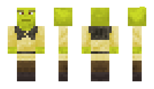 Minecraft skin Send_Shrek