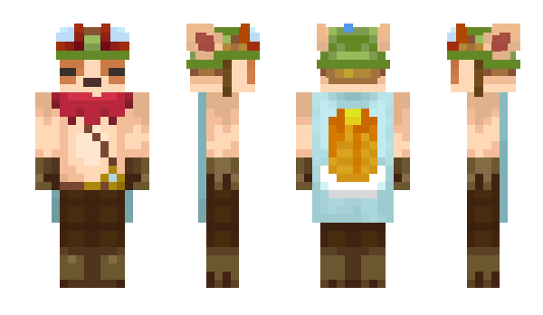 Minecraft skin zdorovatsya
