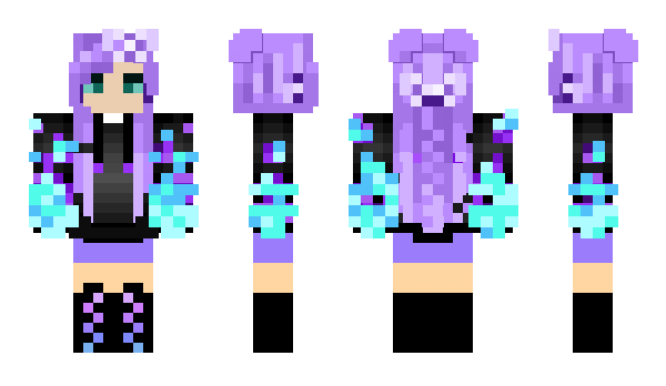 Minecraft skin AmethystMay