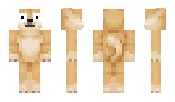 Minecraft skin Pushing