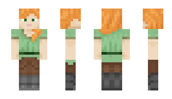 Minecraft skin LunarFlu