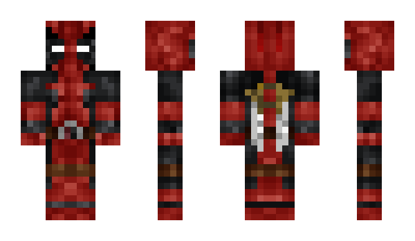 Minecraft skin Deadpool04