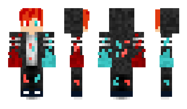 Minecraft skin FireandSea