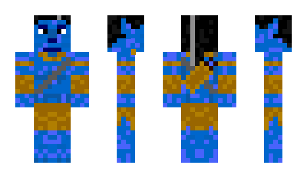 Minecraft skin BluArcher