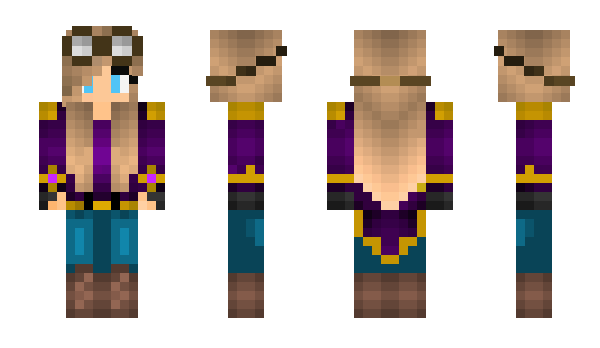 Minecraft skin PavlaHrip