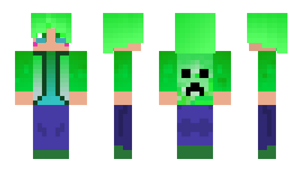 Minecraft skin GREEN0103