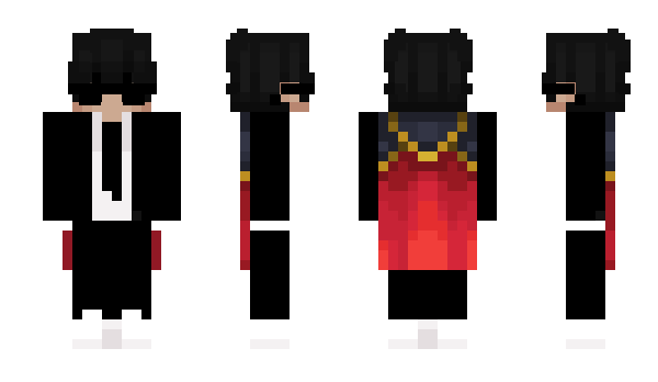 Minecraft skin _its_dream_black