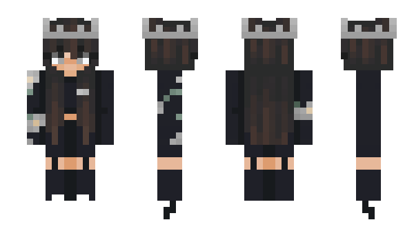 Minecraft skin DarkWoman