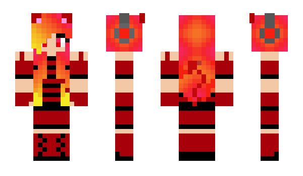 Minecraft skin Dianelya