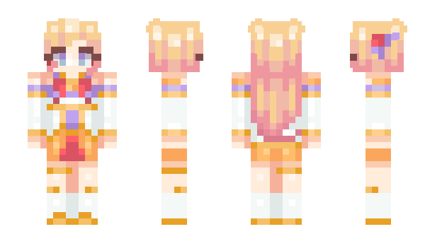 Minecraft skin Seraphine_KDA