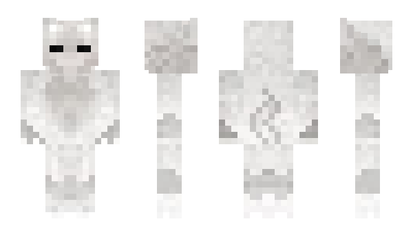 Minecraft skin NoHaxWhite