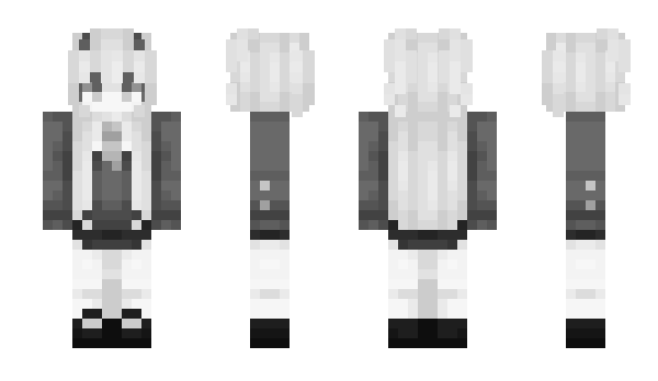 Minecraft skin WolfsGray