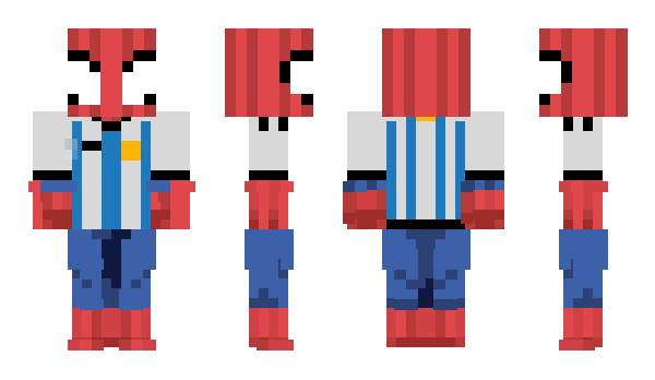 Minecraft skin SpiderMessi