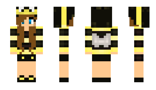 Minecraft skin YellowBee