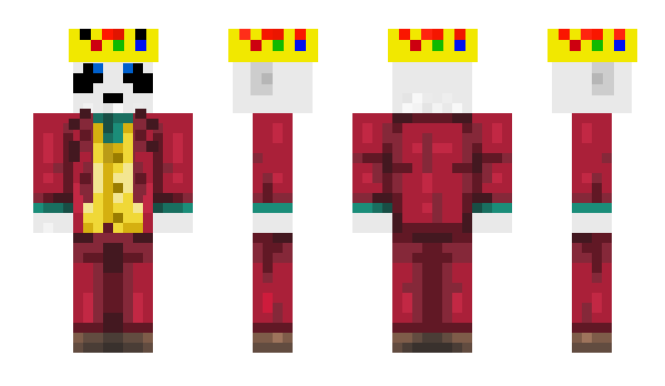 Minecraft skin pandakunnkku