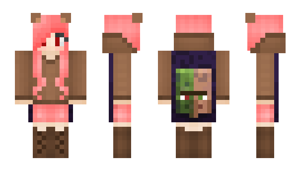 Minecraft skin GrizzleyMC