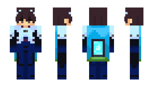 Minecraft skin RASENGAN25