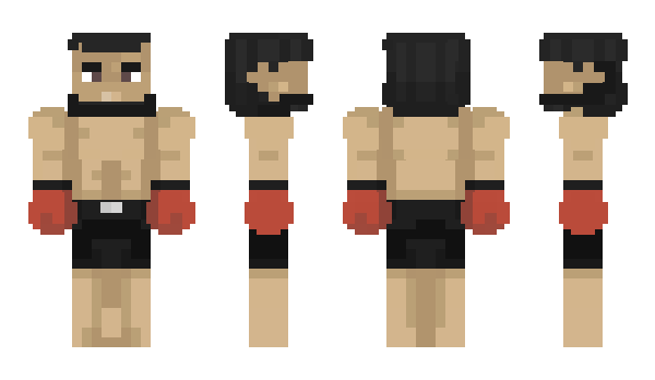 Minecraft skin TheRubber