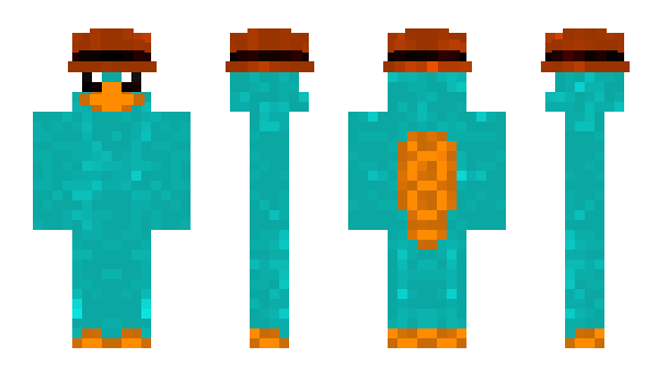 Minecraft skin Silberkeks