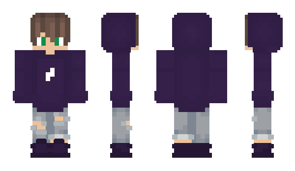 Minecraft skin PurpleKind