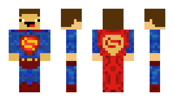 Minecraft skin Superman222