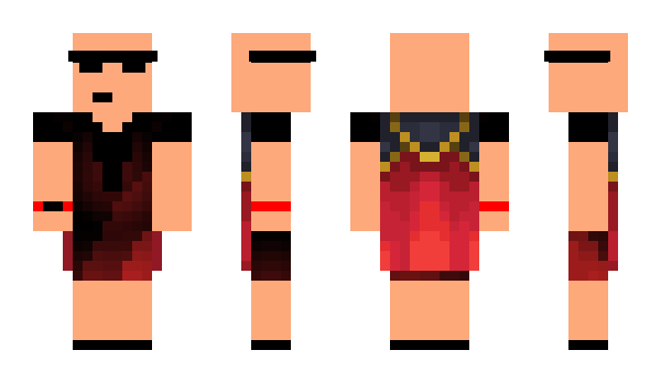 Minecraft skin ThePartyNeverEnd