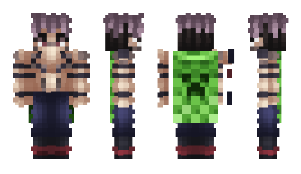 Minecraft skin Sukuna_