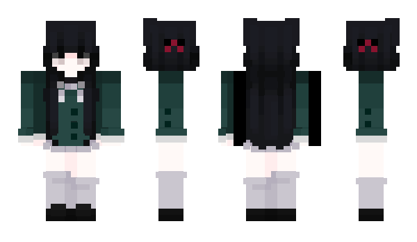 Minecraft skin Qoxu