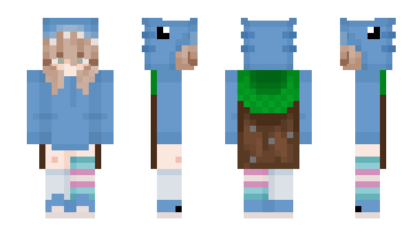 Minecraft skin Ghostolotl
