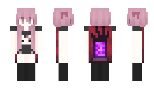 Minecraft skin v1olettexo